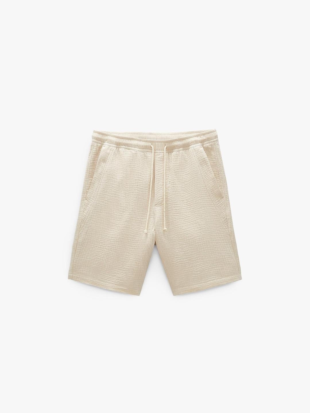 

ZARA Men Beige Shorts