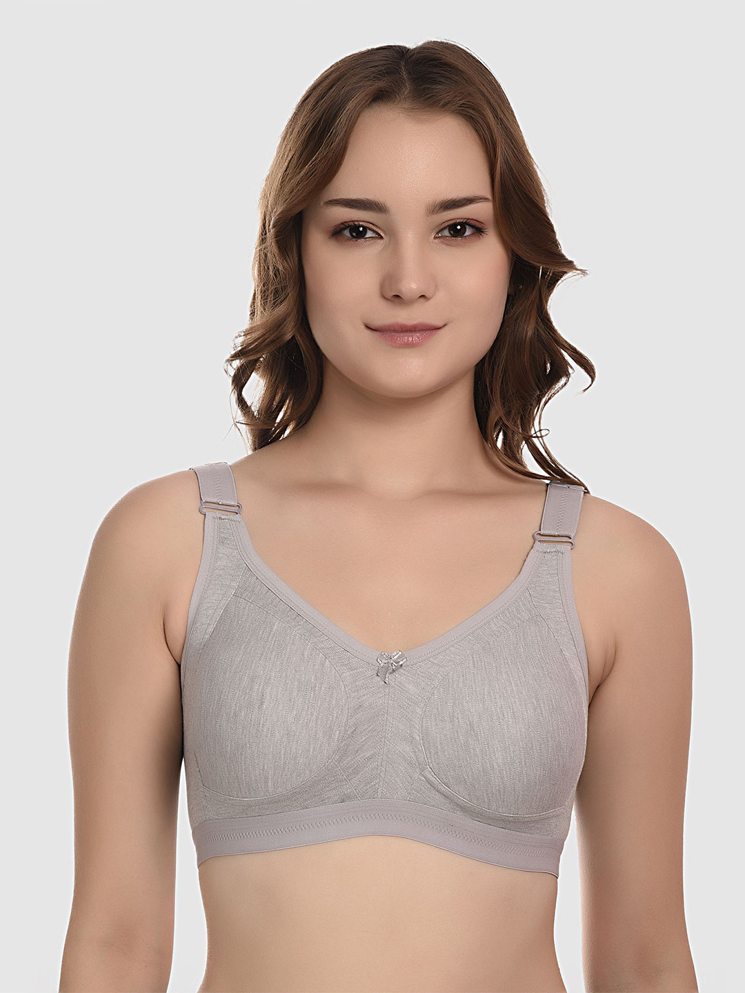 

Bruchi CLUB Women Full Coverage Super Support Bra, Grey melange