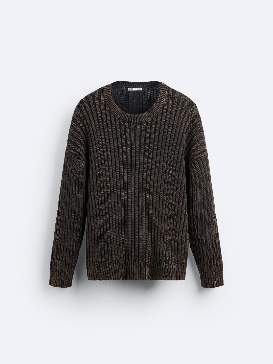 

ZARA Men Brown Sweaters