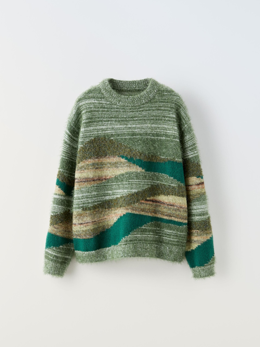 

ZARA Boys Green Sweaters