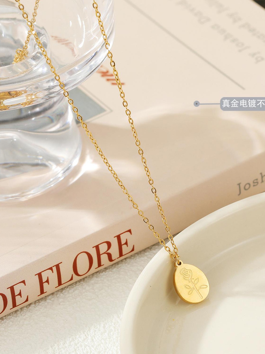 

MYKI Gold-Plated Contemporary Pendants with Chains