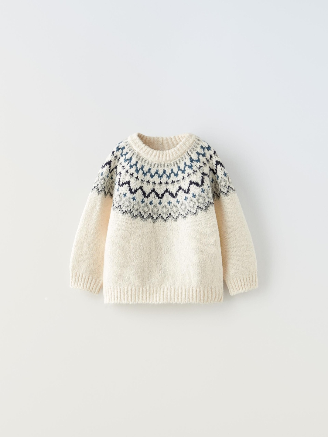 

ZARA Kids-Unisex Blue Sweaters