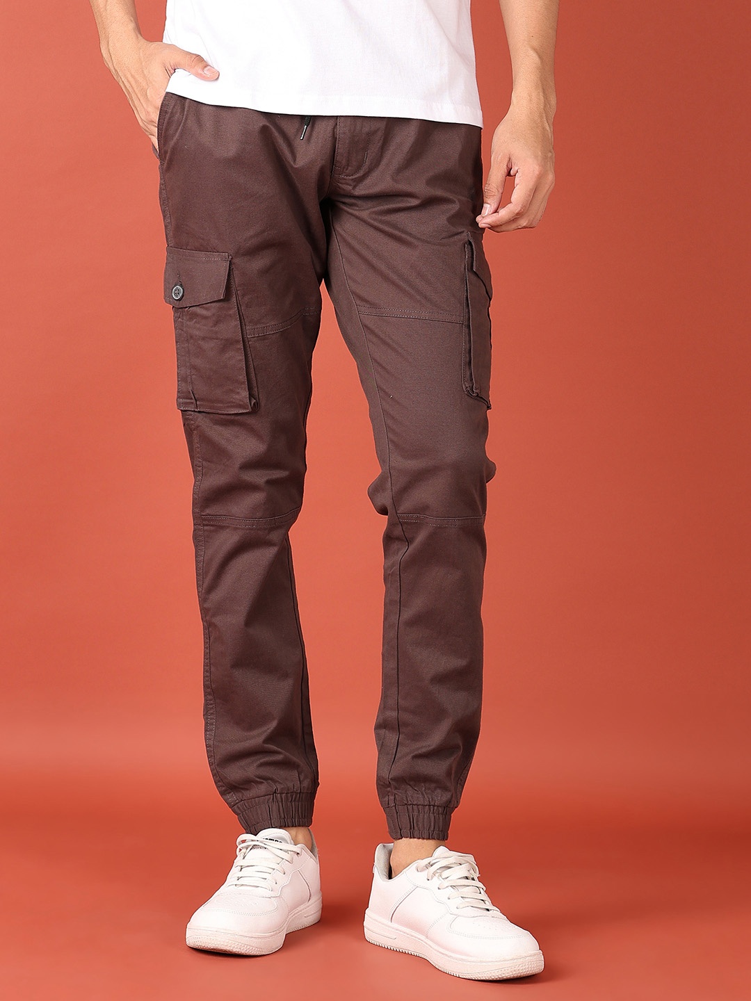 

V-Mart Men Chinos Trousers, Grey
