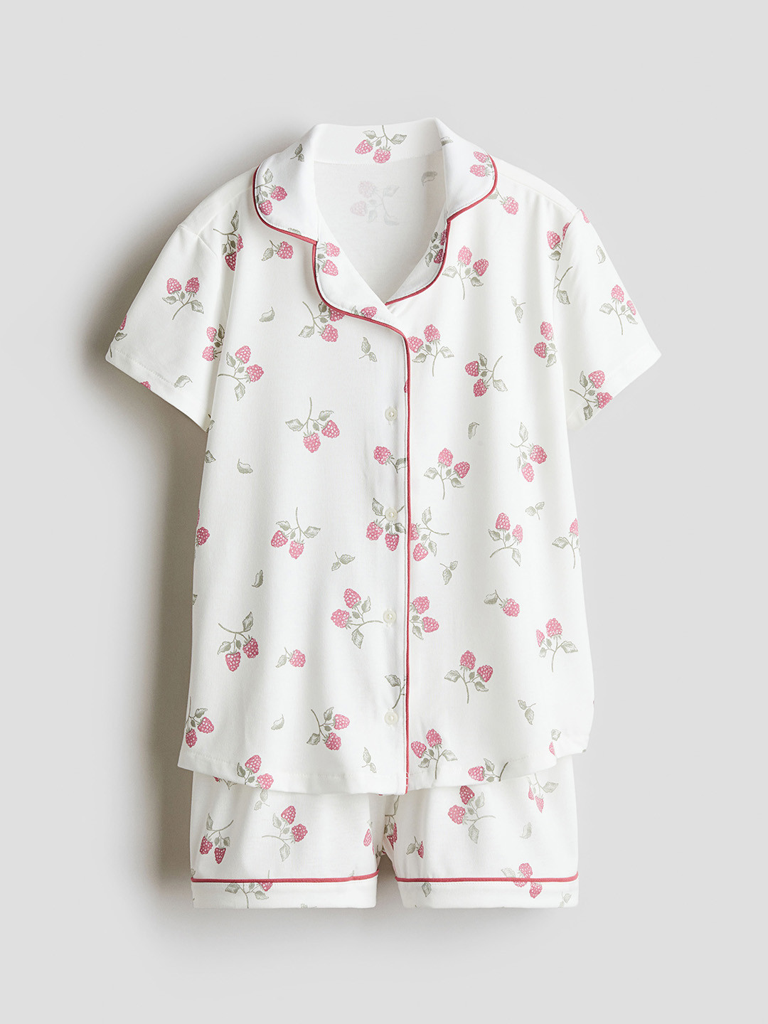 

H&M Girls Patterned Pyjamas, White
