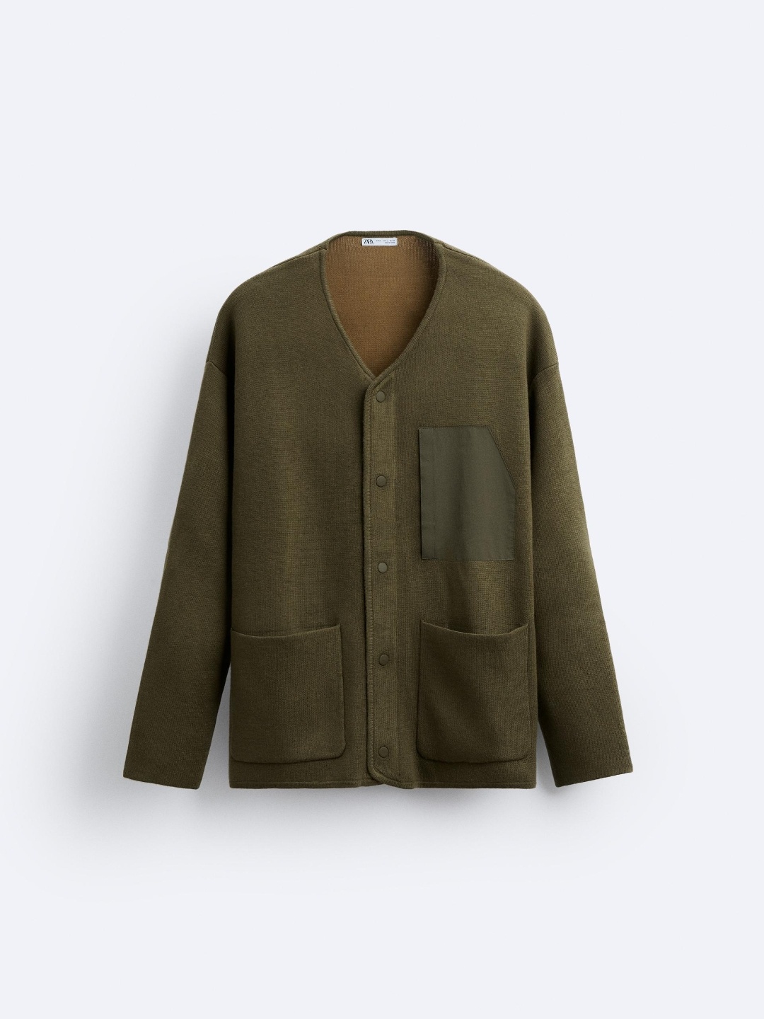 

ZARA Men Olive Sweaters