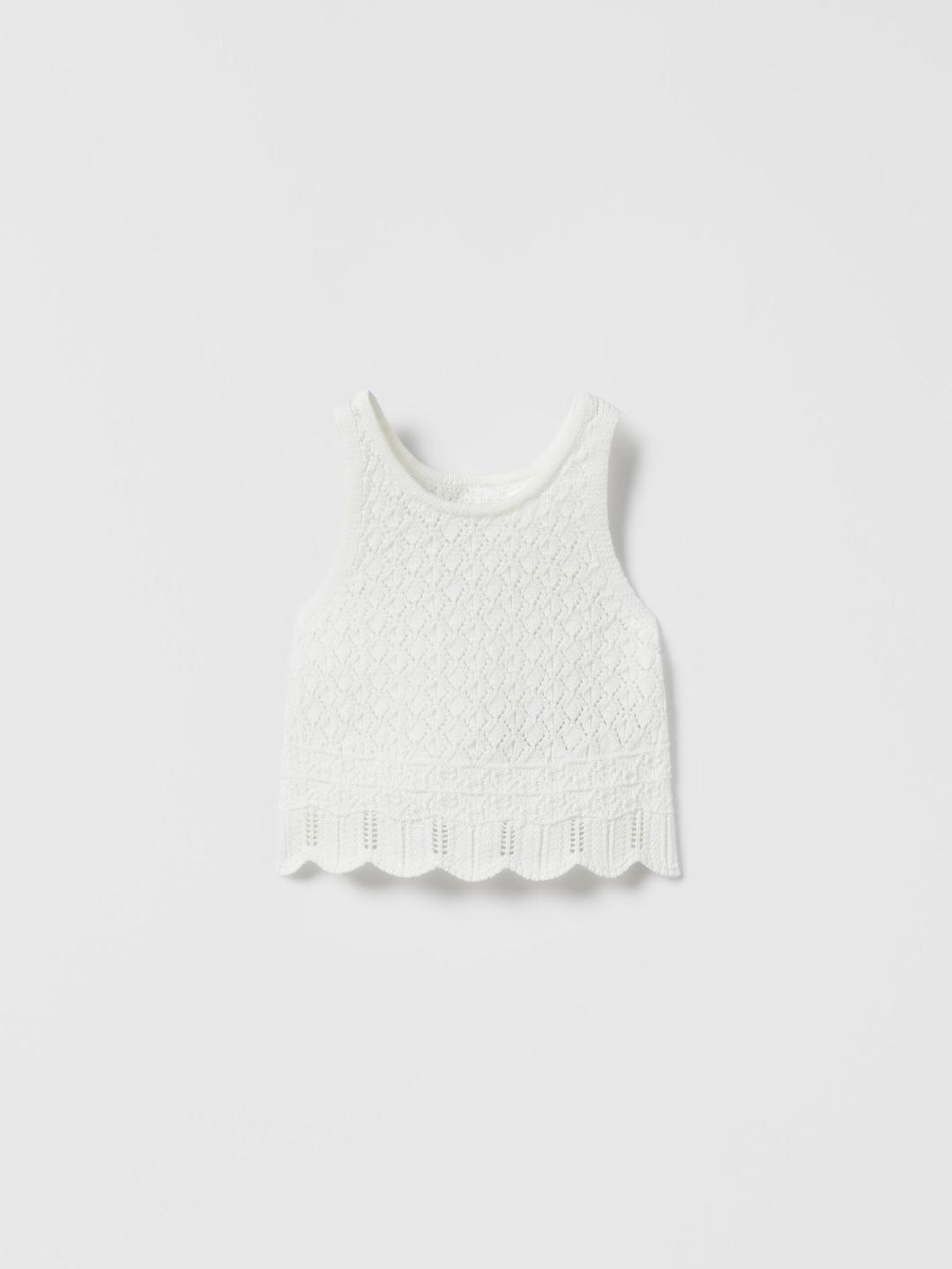 

ZARA Kids-Unisex White Sweaters