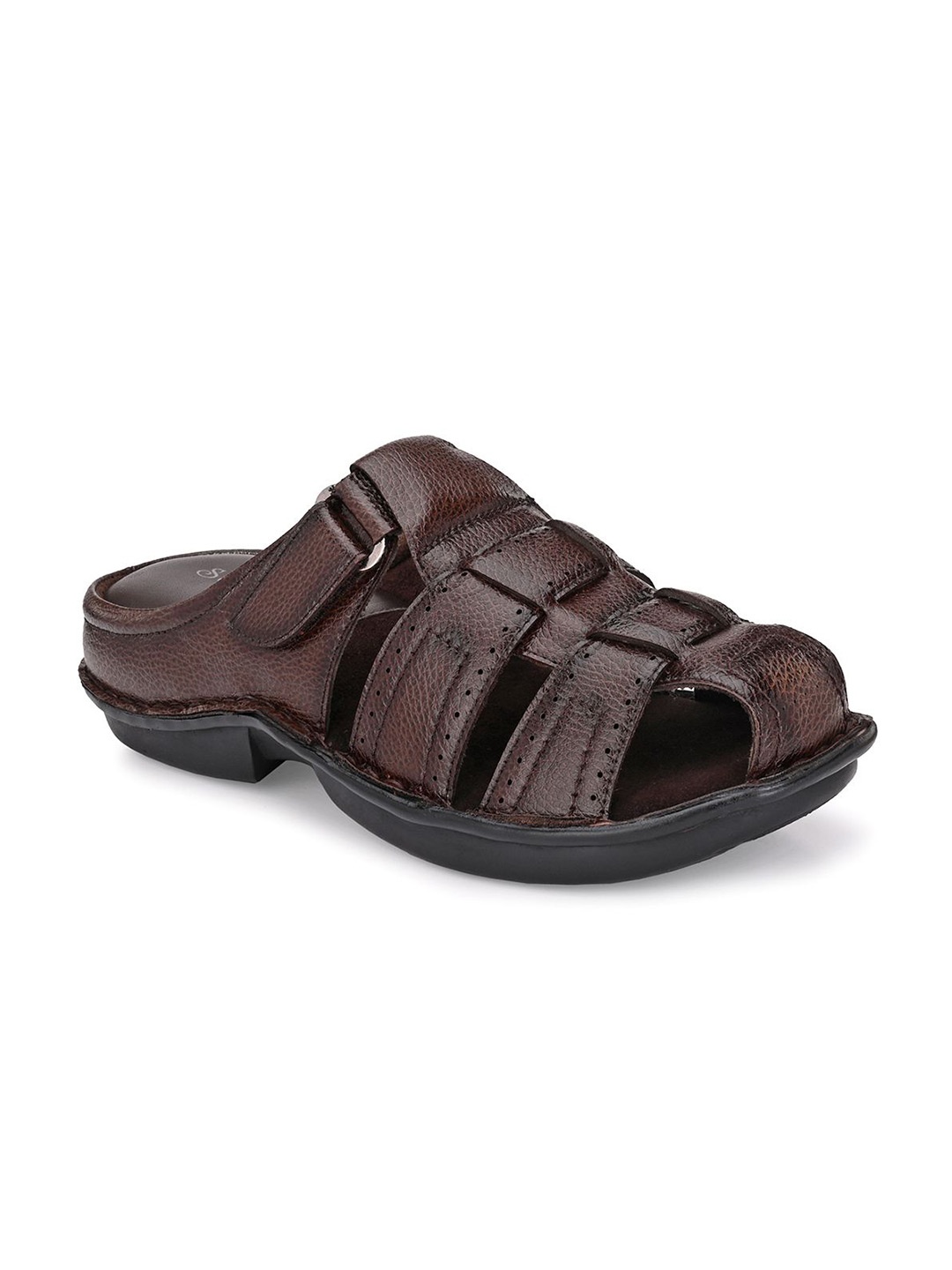 

SOFTIO Men Synthetic Slip-On Comfort Sandals, Brown