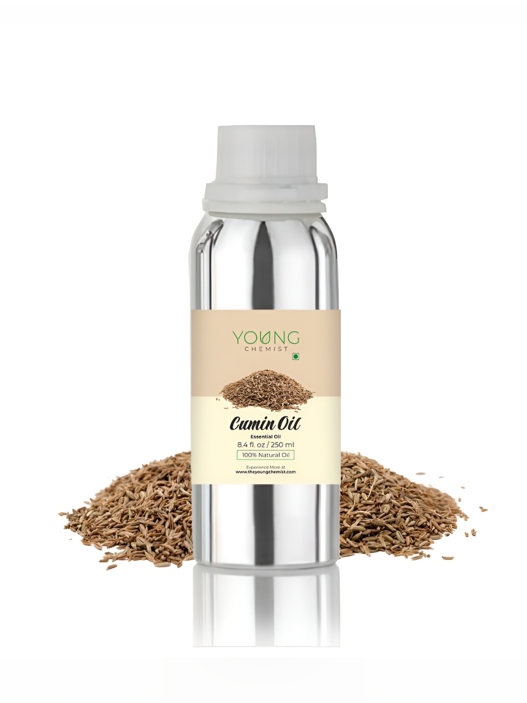 

YOUNG CHEMIST Cumin Essential Oil For Skin & Hair - 250 ml, Yellow
