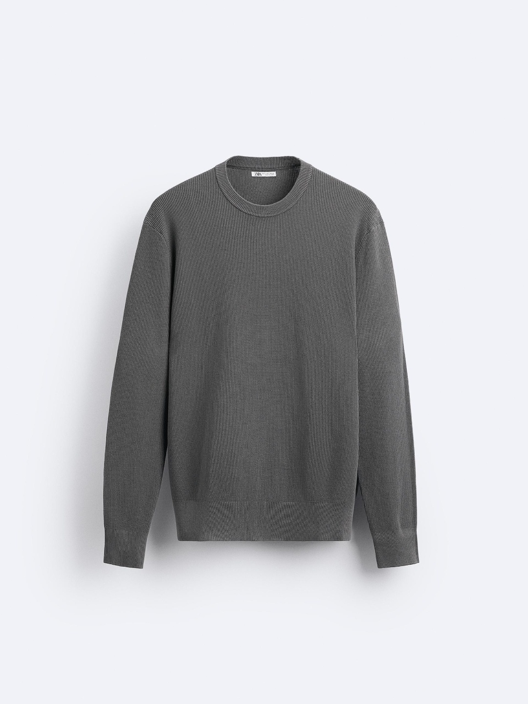 

ZARA Men Grey Sweaters