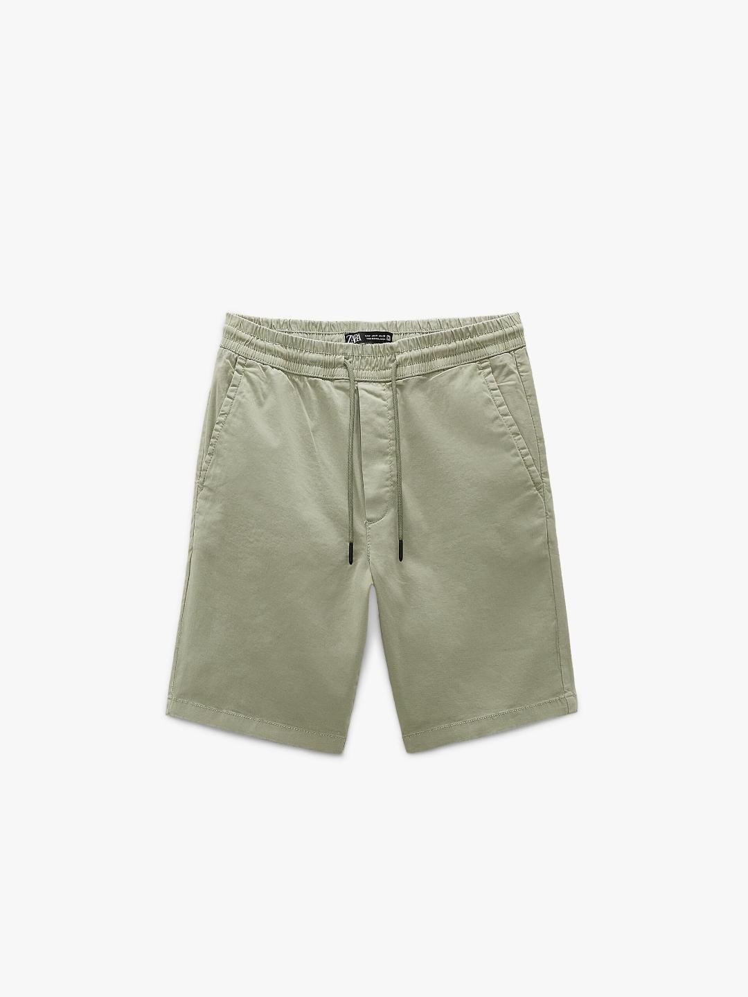 

ZARA Men Khaki Shorts