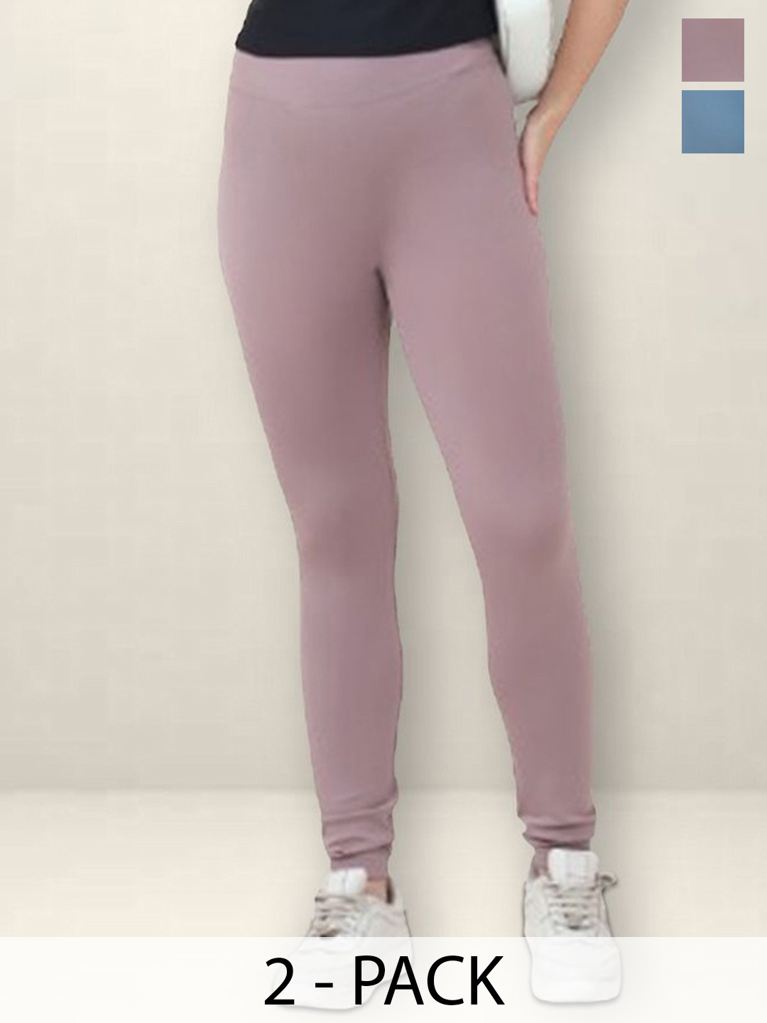 

Jinfo Women Pack Of 2 Training Tights, Purple