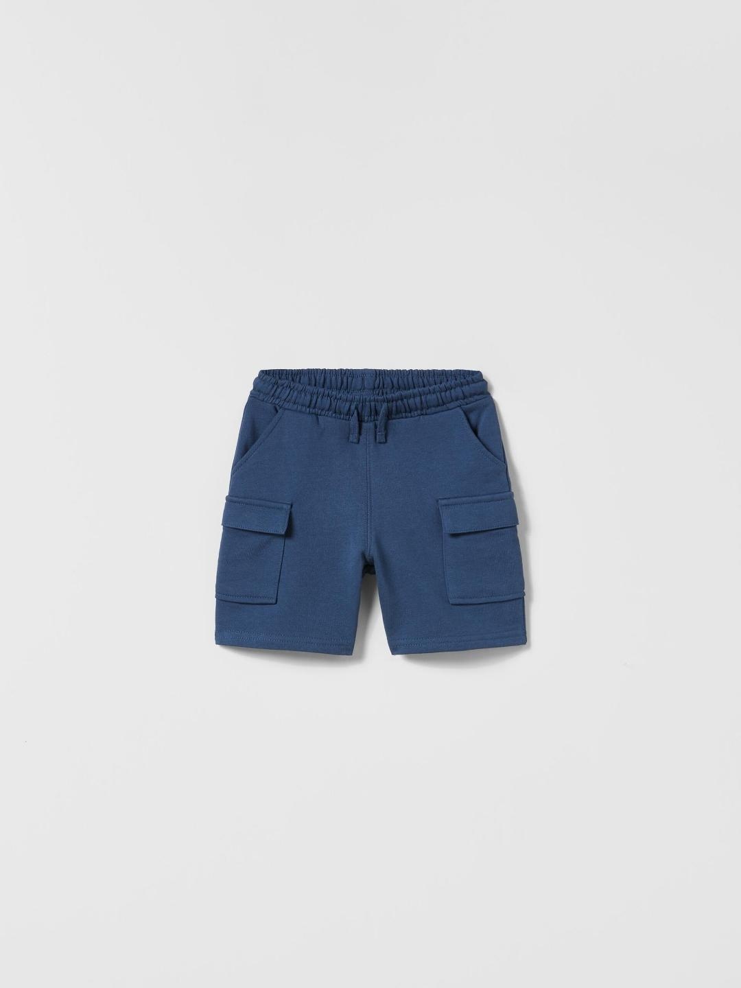 

ZARA Kids-Unisex Navy Blue Shorts