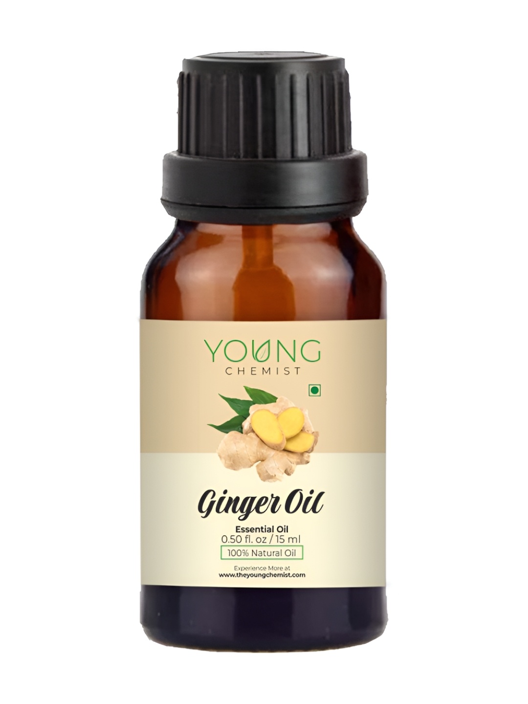 

YOUNG CHEMIST Ginger Essential Oil For Skin & Hair - 15 ml, Brown