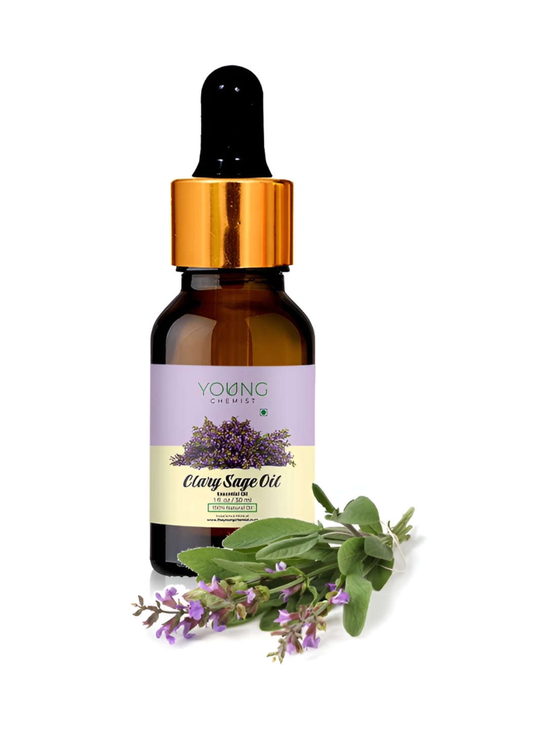 

YOUNG CHEMIST Clary Sage Essential Oil - 30 ml, Brown