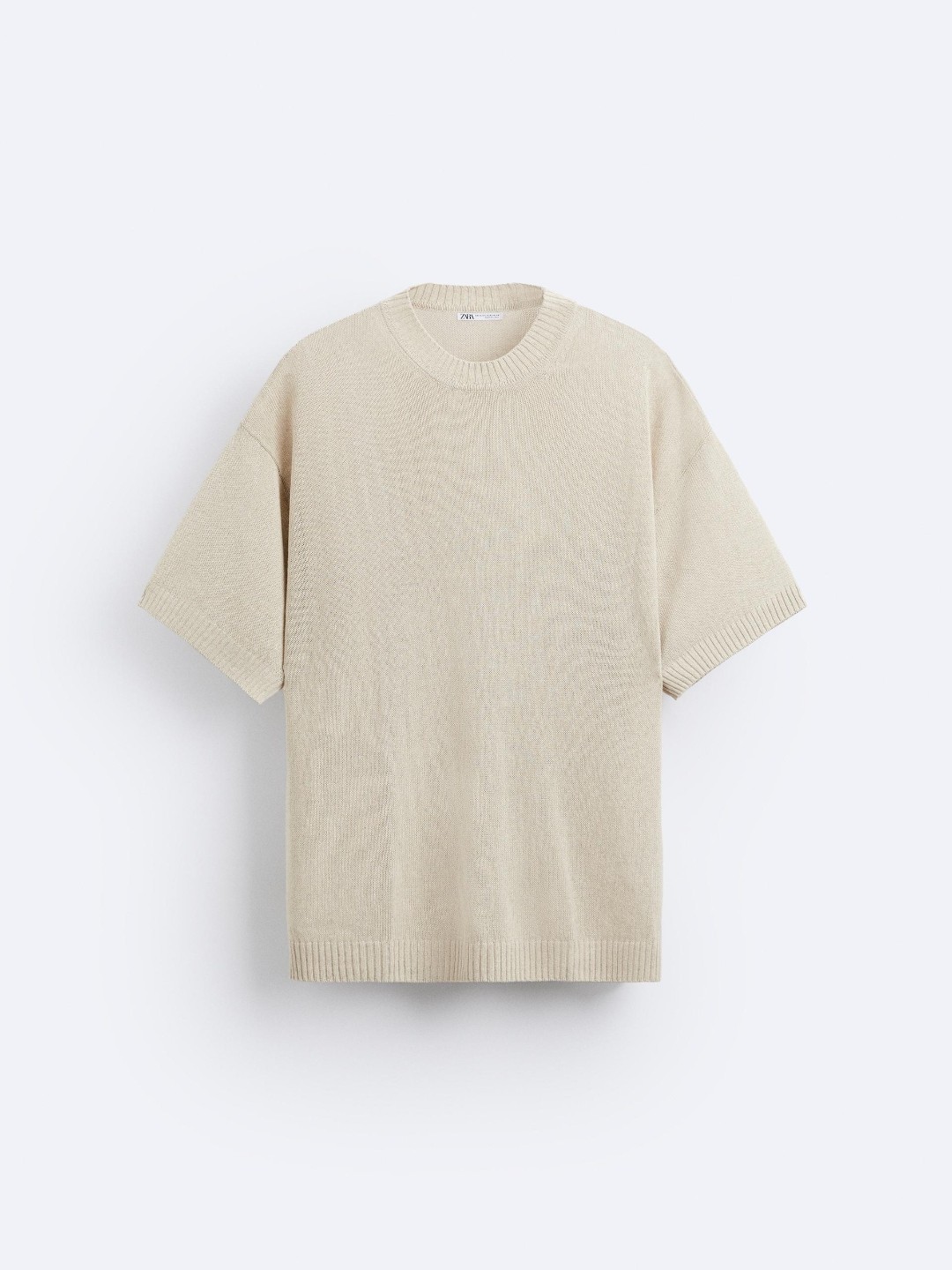 

ZARA Men Beige Sweaters