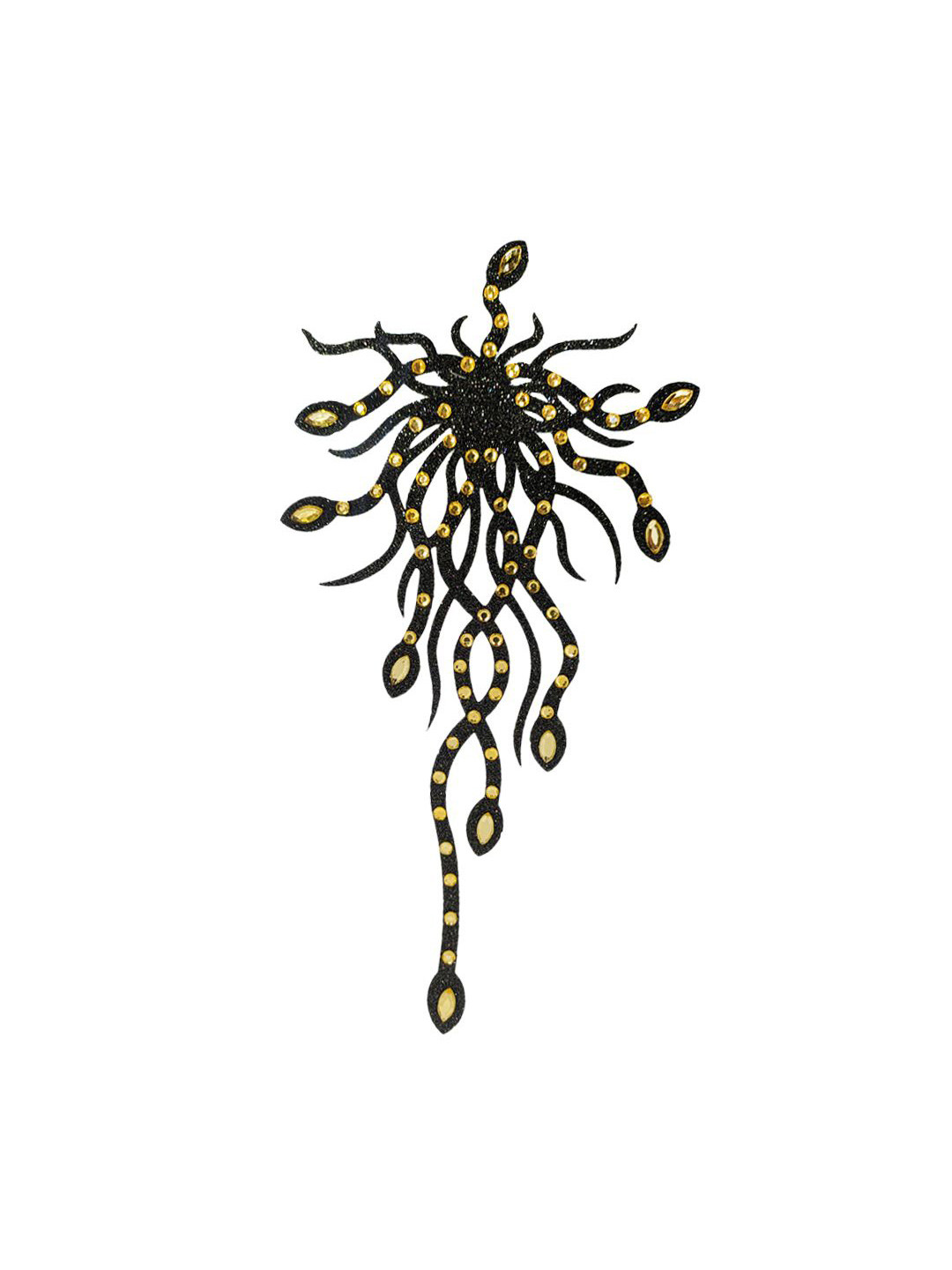 

Comet Busters Body Jewel Temporary Tattoo, Black