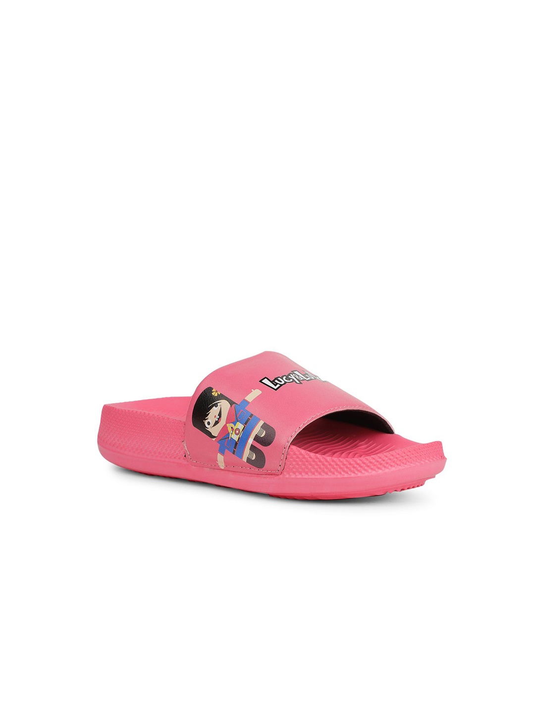 

LIBERTY CONNER 1 Kids Printed Casual Slides, Pink