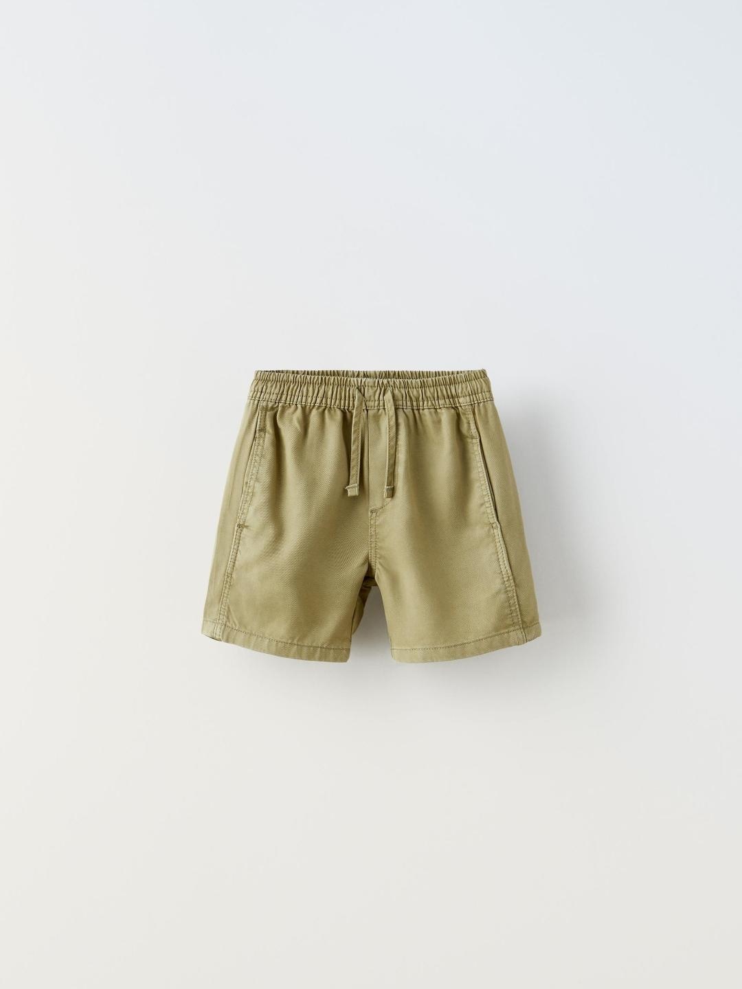 

ZARA Kids-Unisex Khaki Shorts