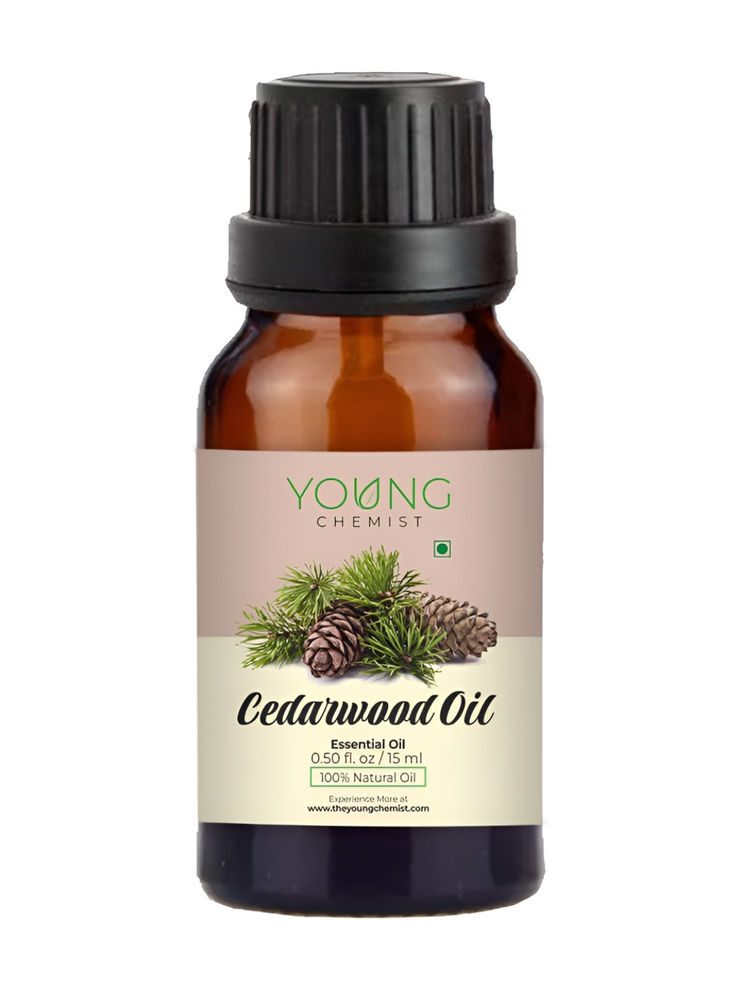 

YOUNG CHEMIST Cedarwood Essential Oil - 15 ml, Brown