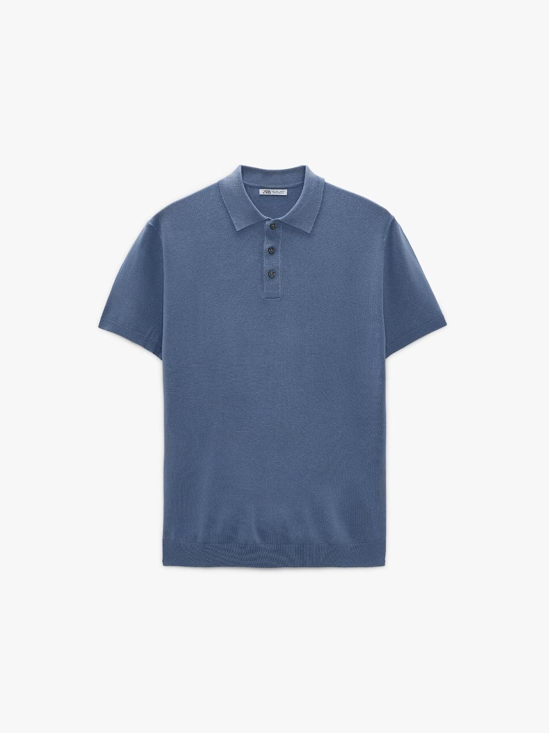 

ZARA Men Blue Sweaters