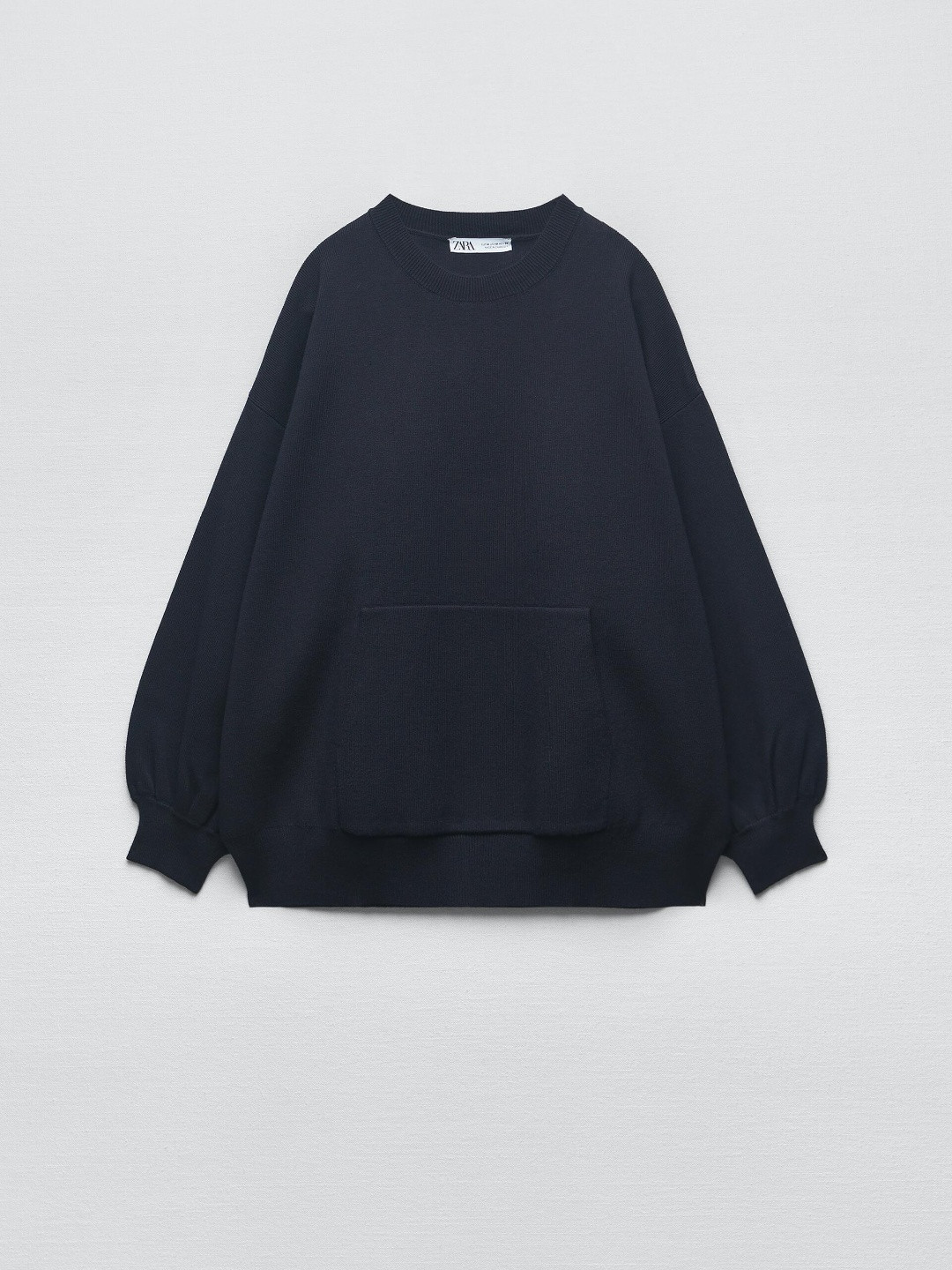 

ZARA Women Navy Blue Sweatshirts