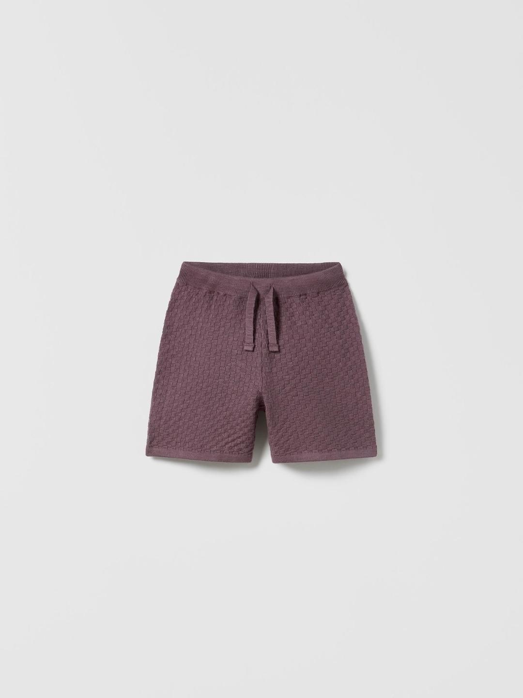 

ZARA Kids-Unisex Purple Shorts