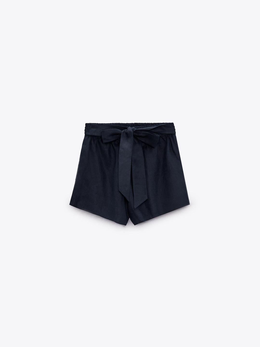 

ZARA Women Navy Blue Shorts