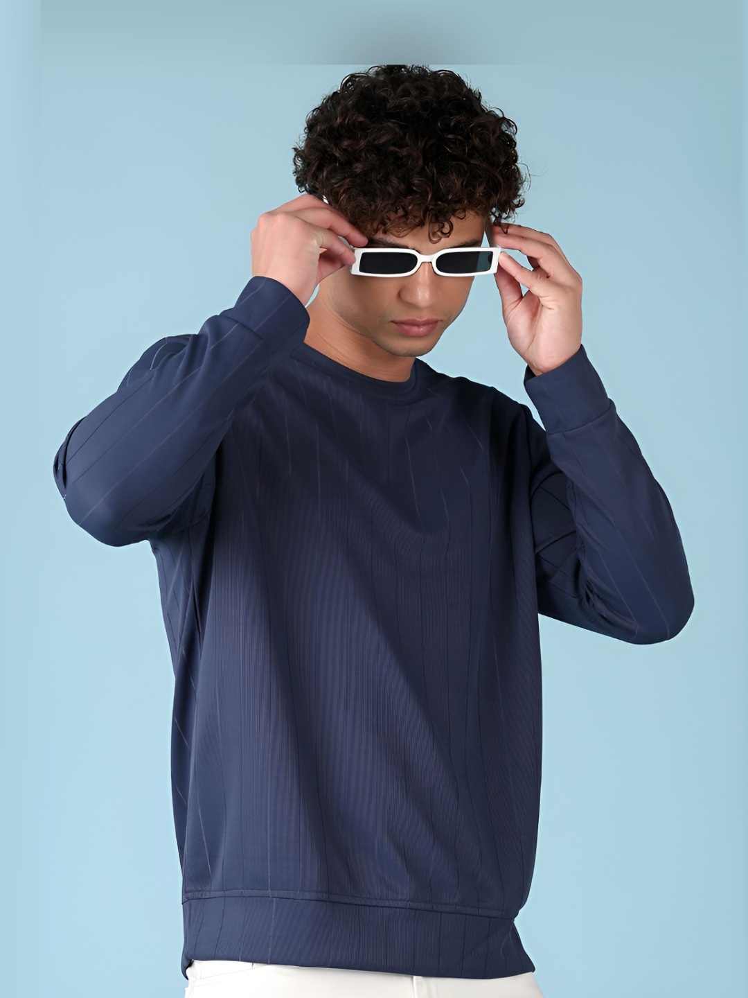

V-Mart Men T-shirt, Blue