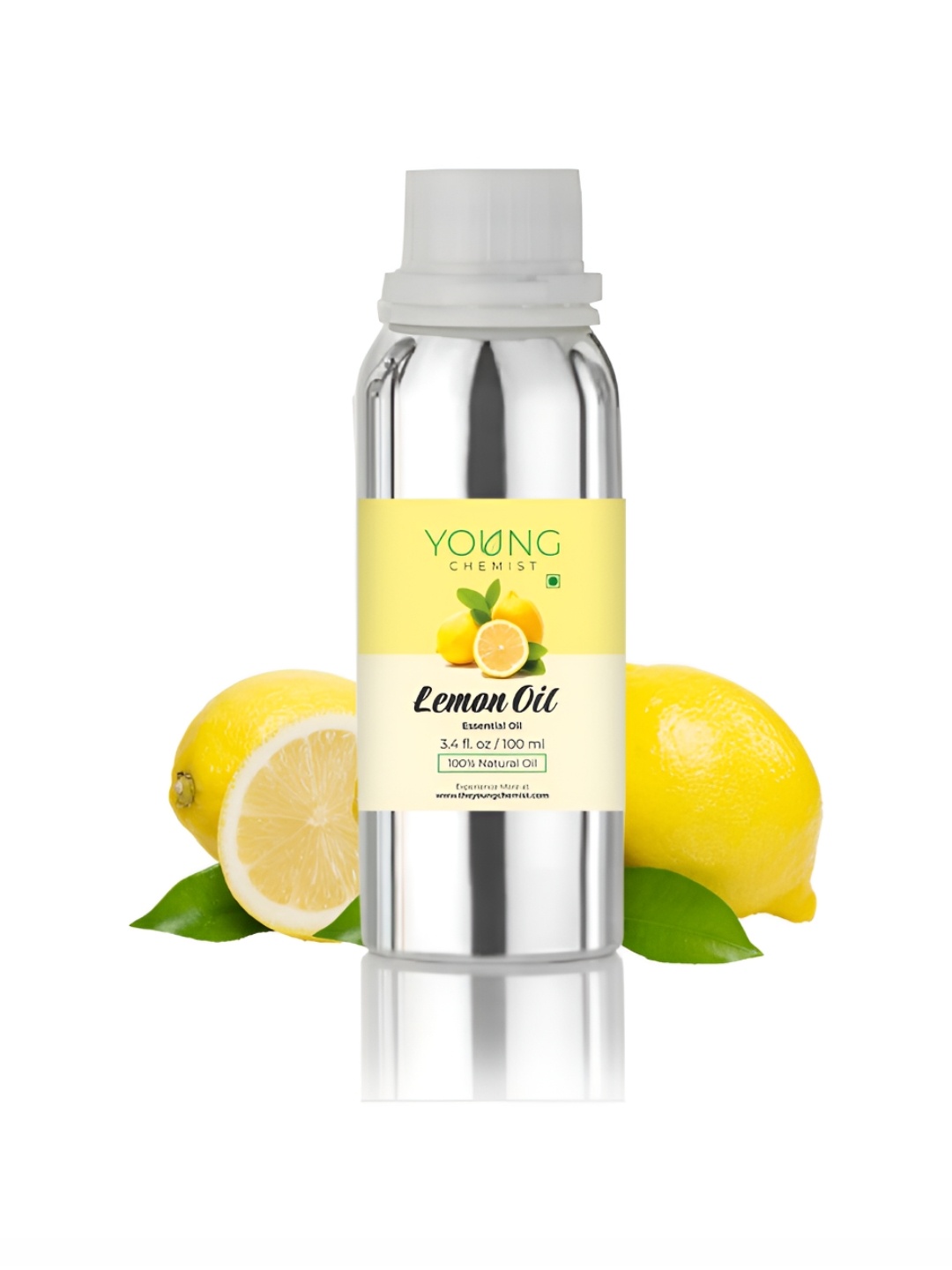 

YOUNG CHEMIST Lemon Essential Oil For Skin & Hair - 100 ml, Yellow