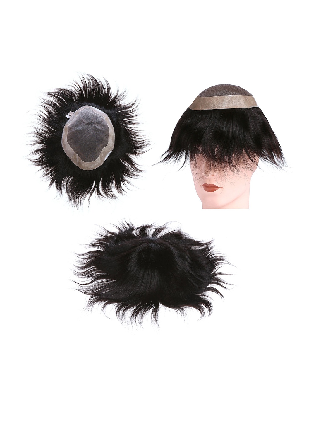 

D-Divine Tape-In Straight Scalp Topper Hair Extension - Black