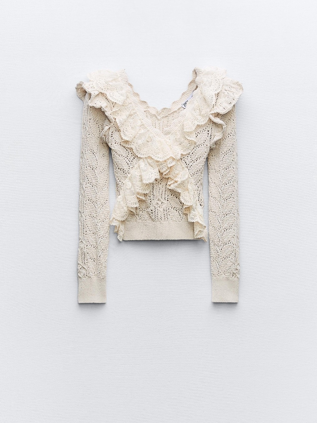 

ZARA Women Beige Sweaters