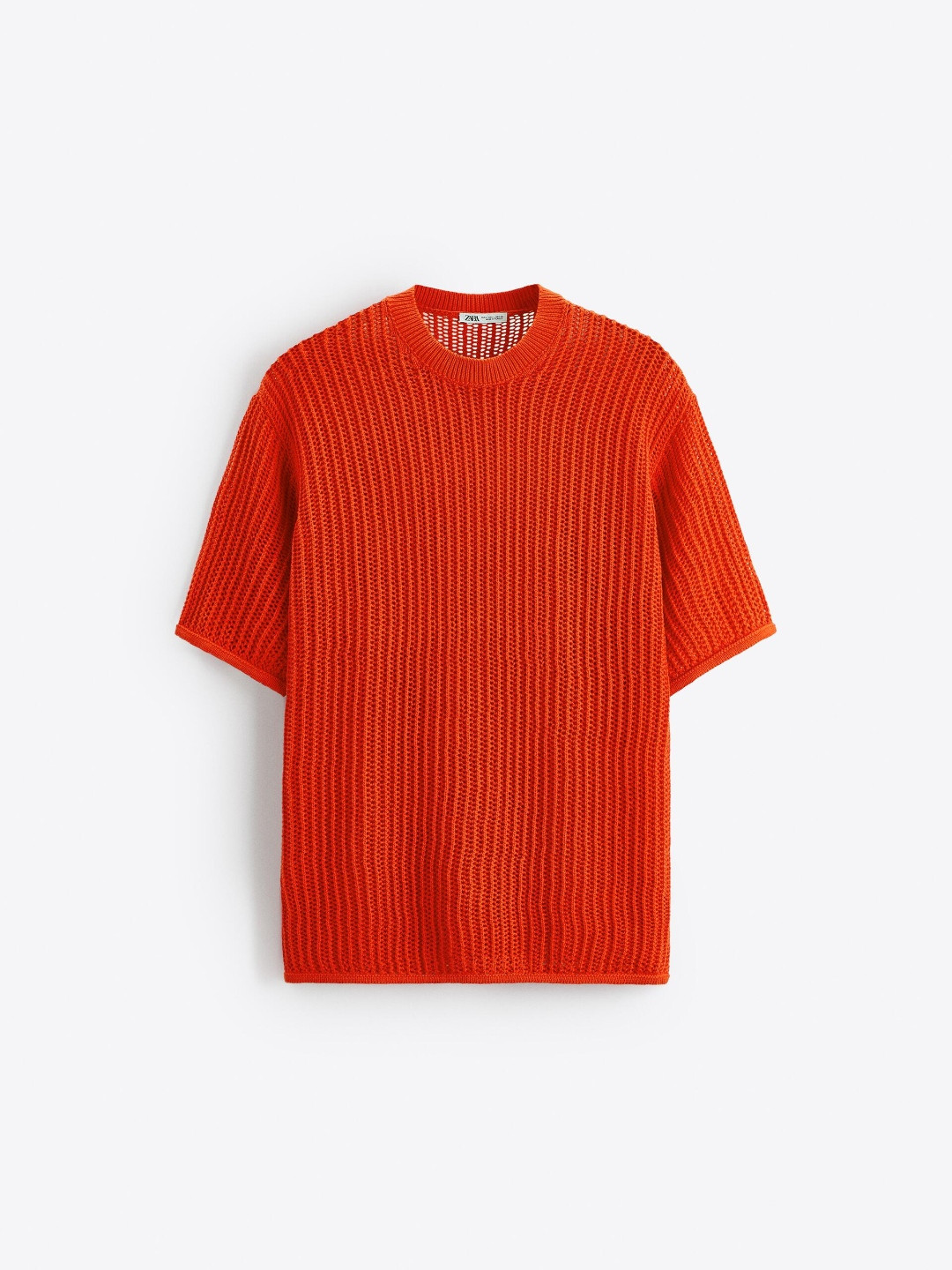 

ZARA Men Orange Sweaters