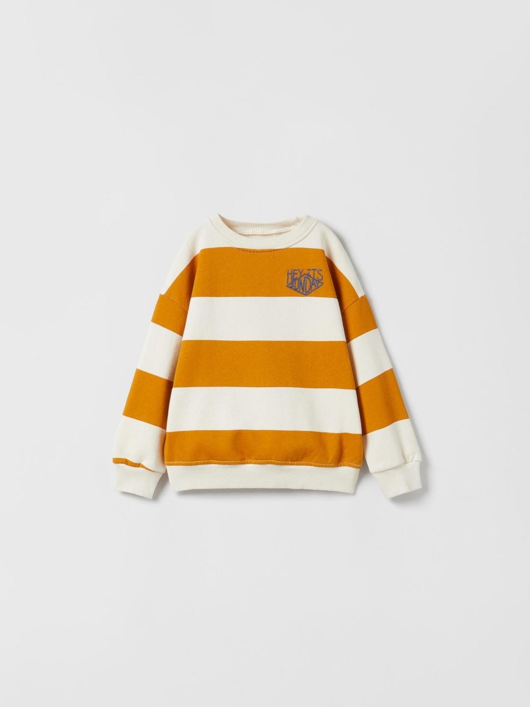 

ZARA Kids-Unisex Orange Sweaters