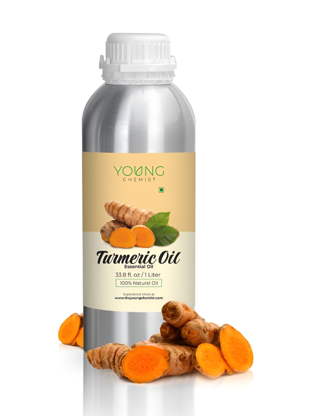 

YOUNG CHEMIST Turmeric Essential Oil For Skin & Hair - 1 Litre, Yellow