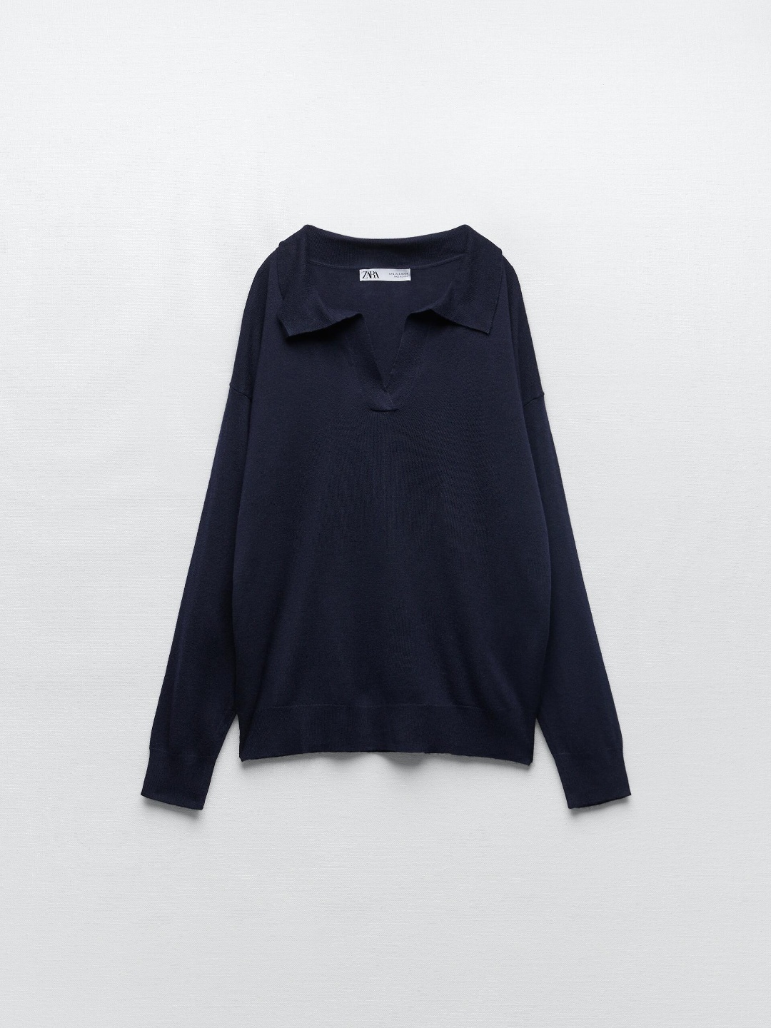 

ZARA Women Navy Blue Sweaters