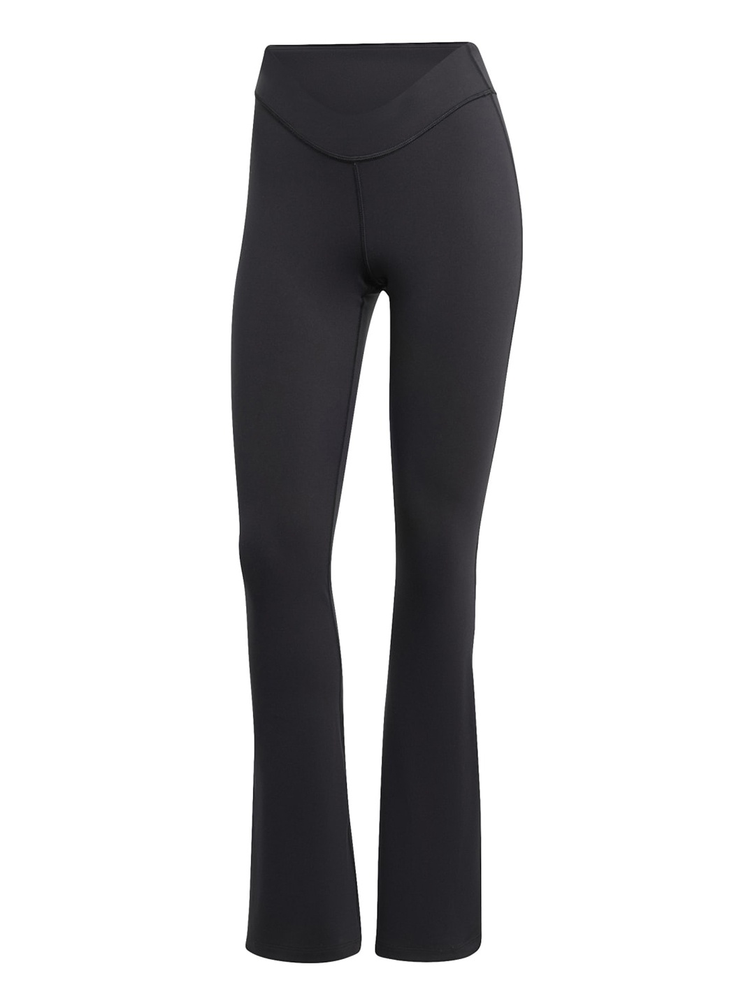 

ADIDAS Women Slim-Fit Mid Rise Flared Track Pants, Black