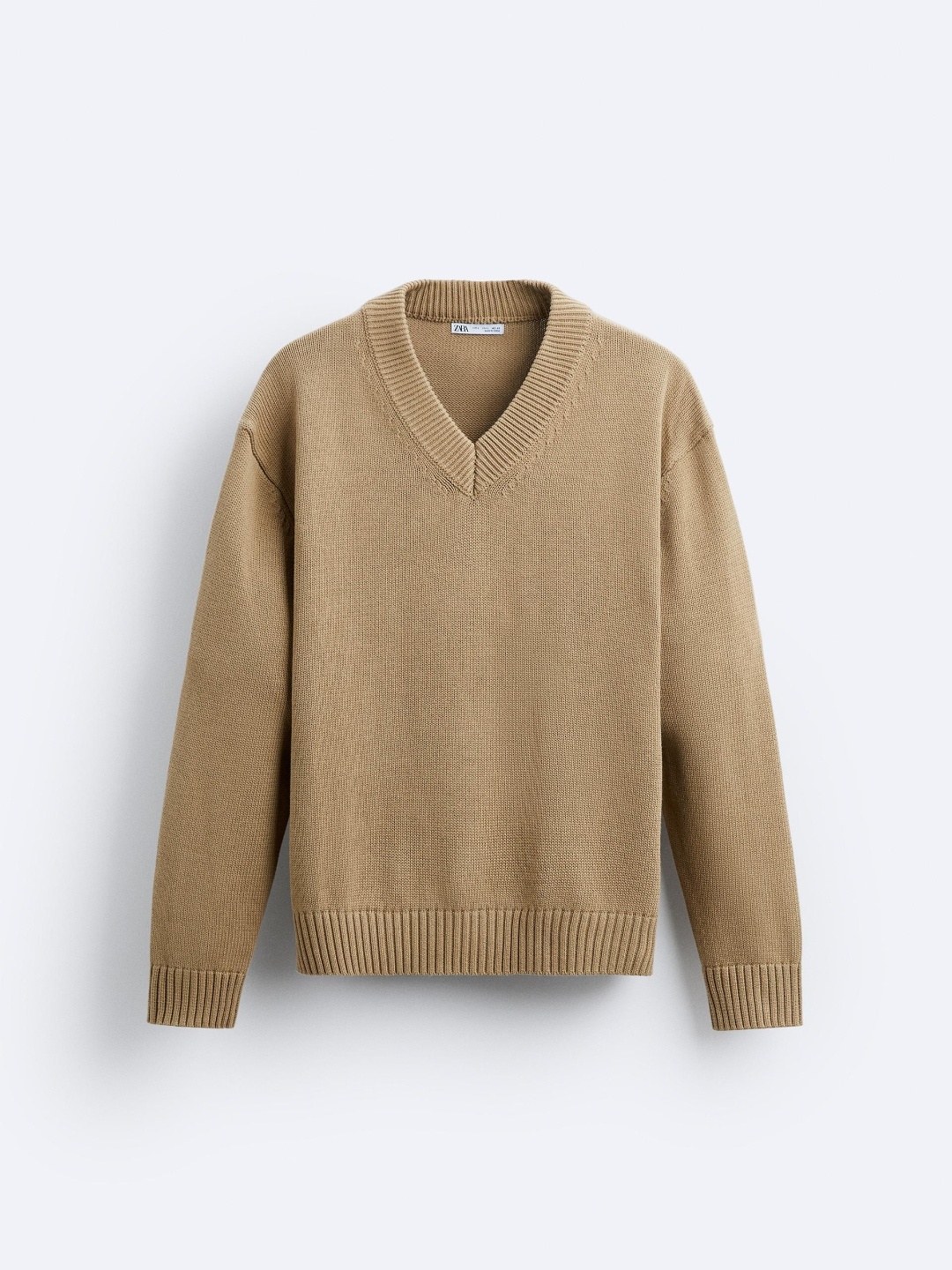 

ZARA Men Beige Sweaters