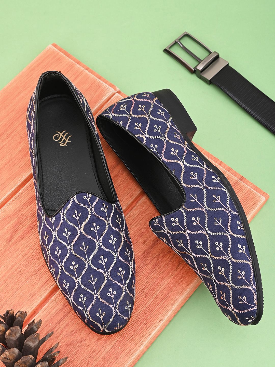 

House of Pataudi Men Casual Slip On Lightweight Majoris, Blue