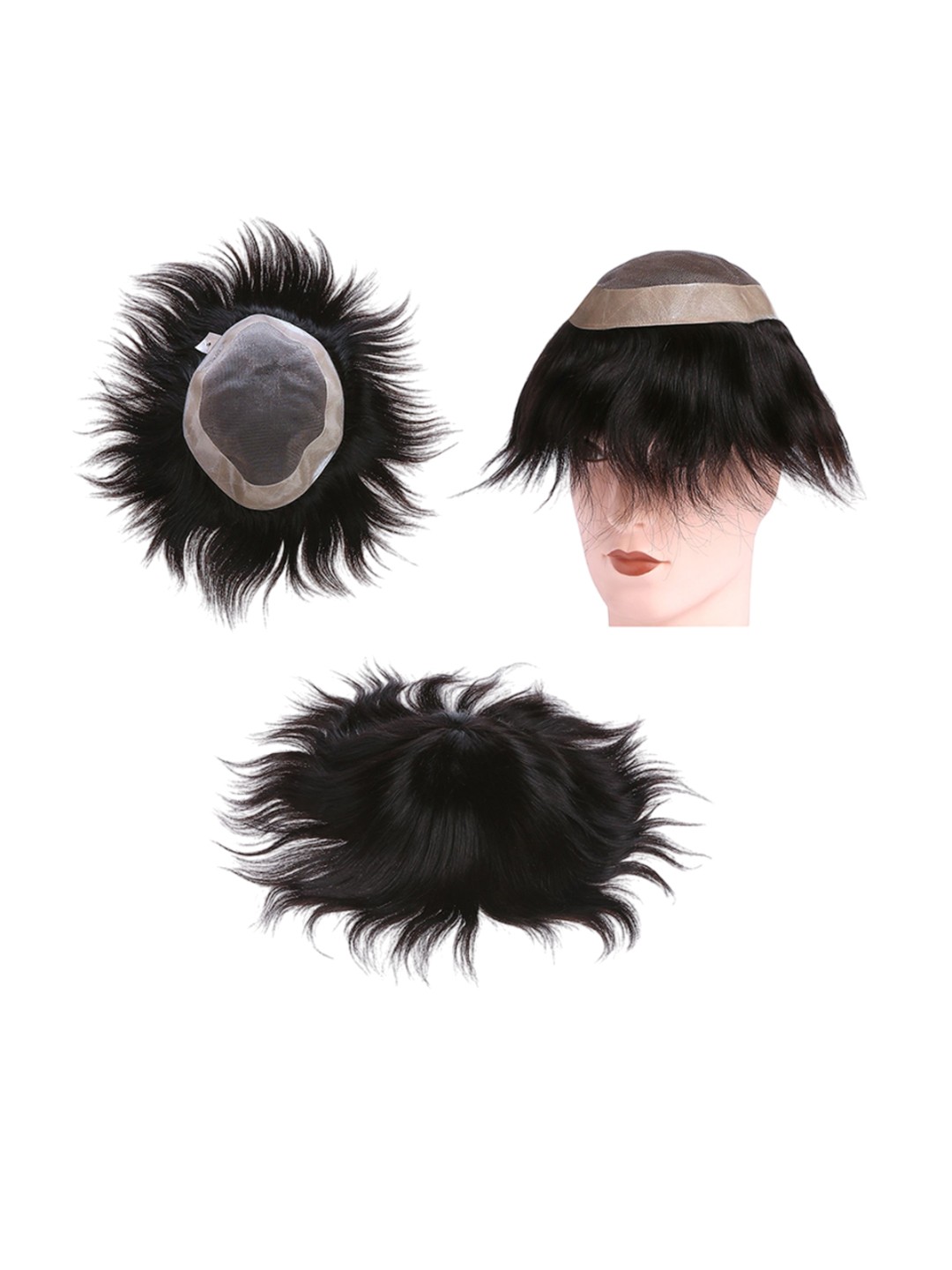 

D-Divine Tape-In Straight Scalp Topper Hair Extension - Black