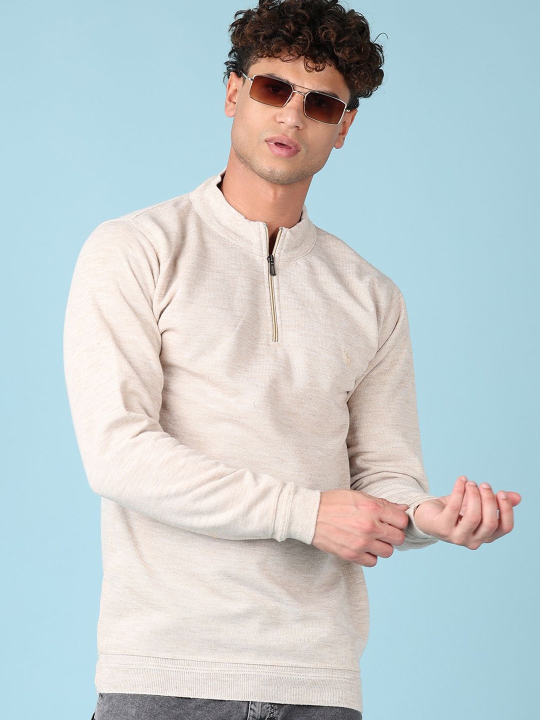 

V-Mart Men Cotton Pullover Sweaters, Off white