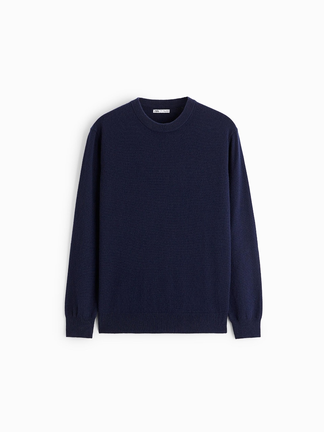 

ZARA Men Navy Blue Sweaters