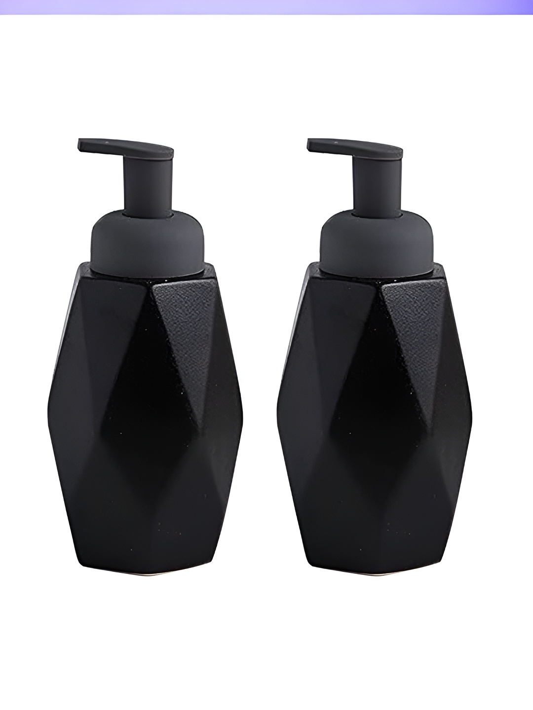 

The Better Home Black 2 Pieces Ceramic Soap Dispenser 400ml