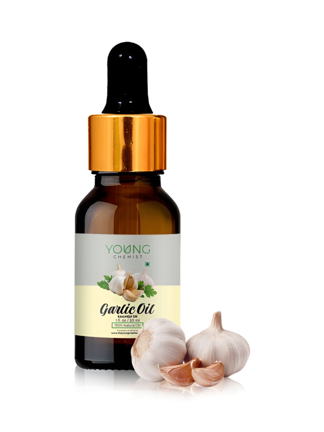

YOUNG CHEMIST Garlic Essential Oil For Skin & Hair - 30 ml, Brown