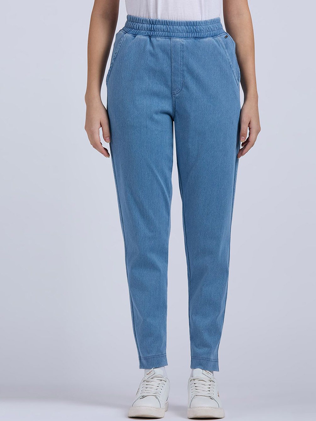 

Pepe Jeans Women Mid-Rise Denim Jeggings, Blue