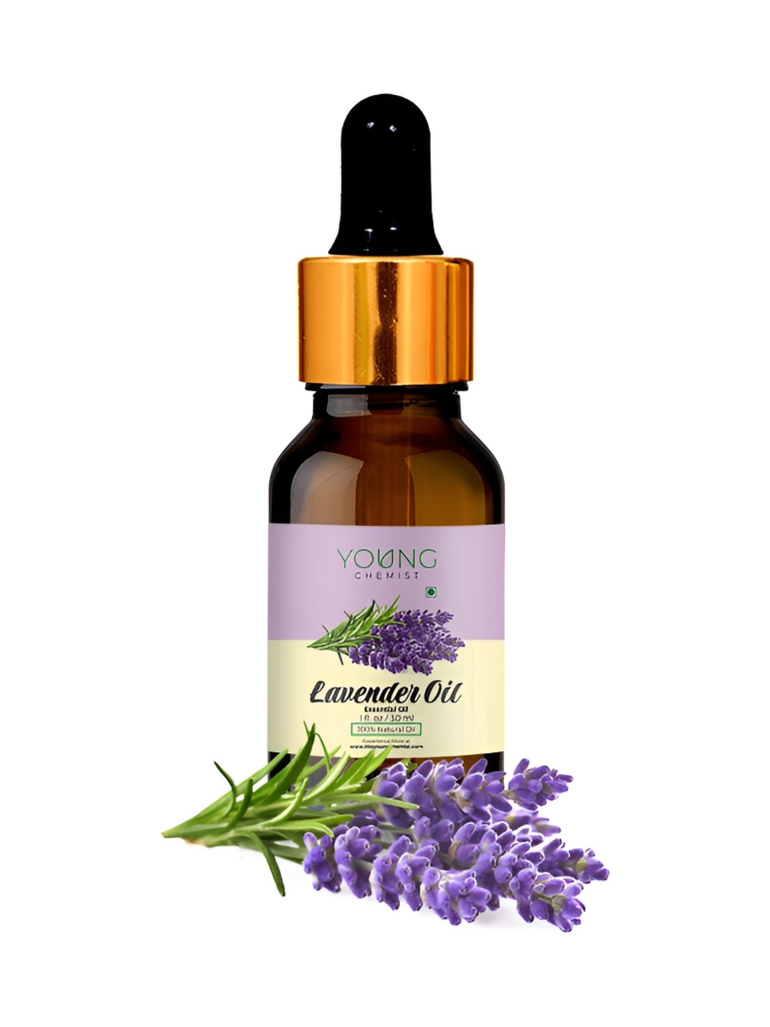 

YOUNG CHEMIST Lavender Essential Oil For Skin & Hair - 30 ml, Brown