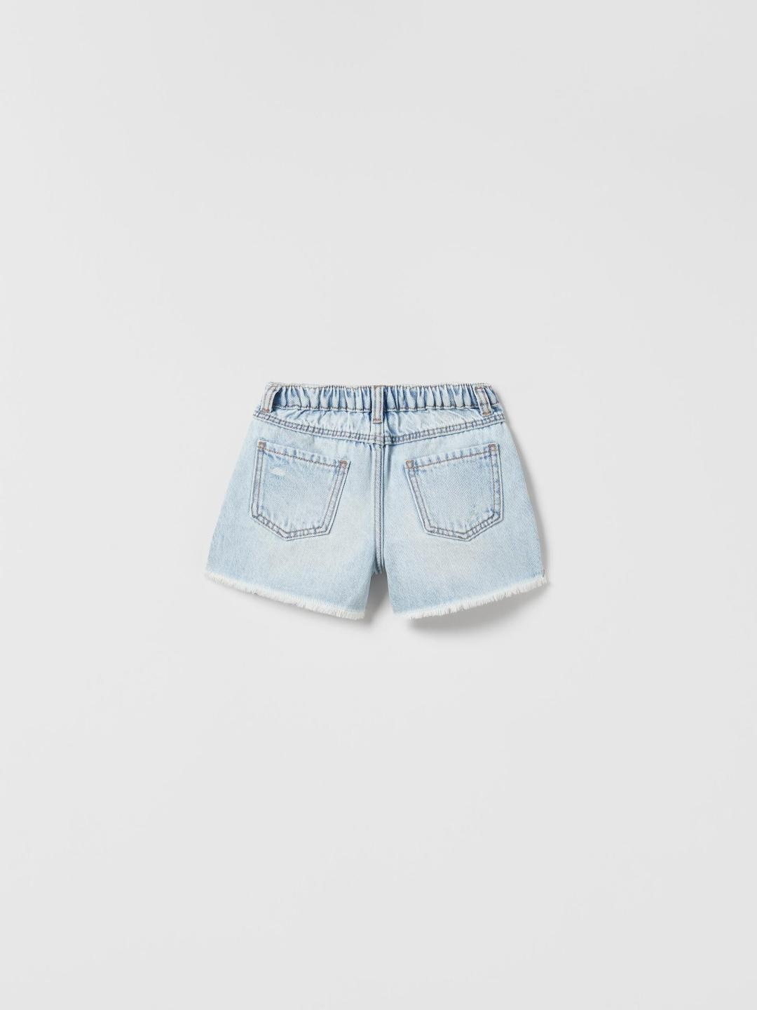 

ZARA Kids-Unisex Blue Shorts