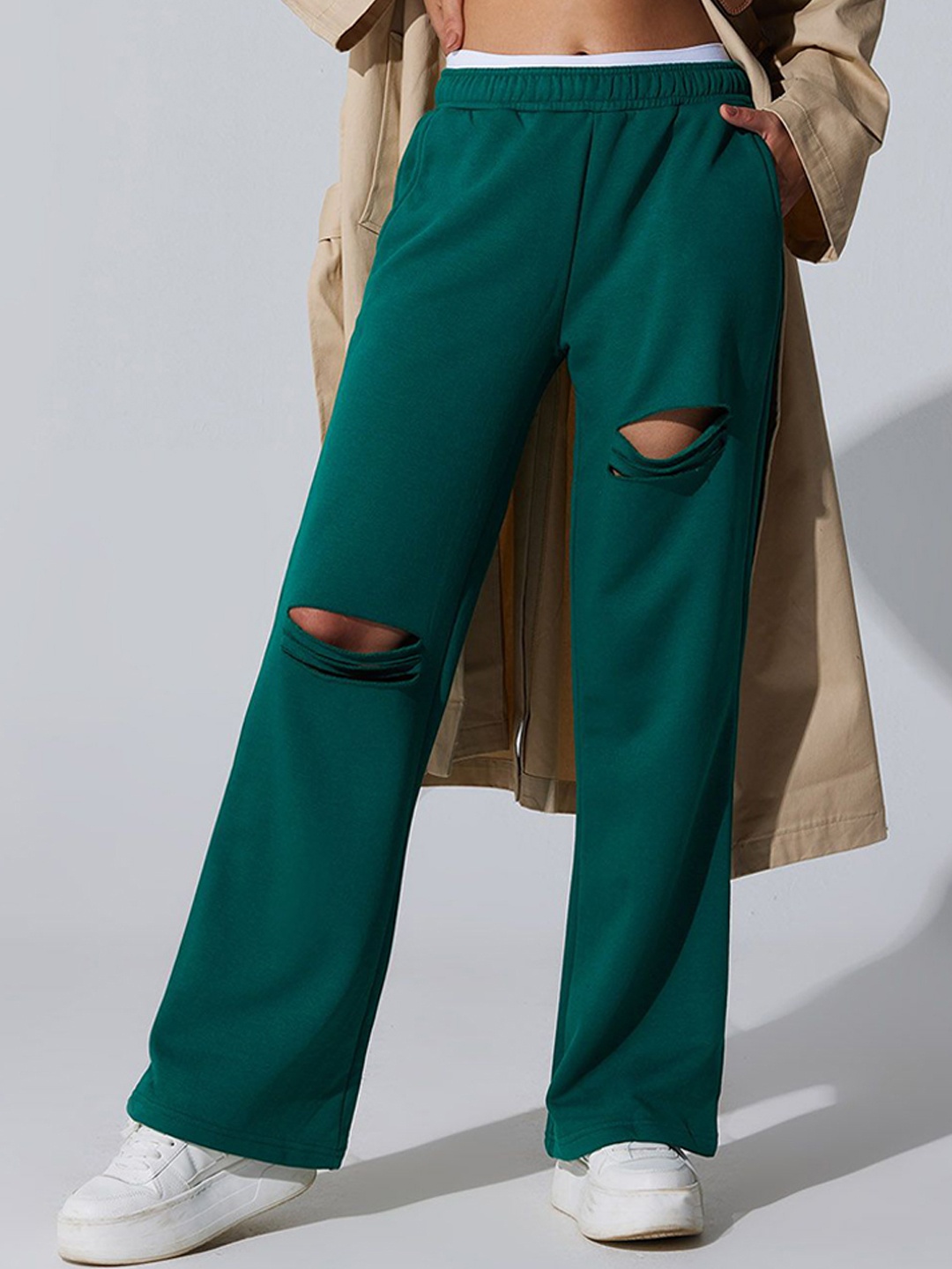 

Cava Green Dual Slit Adapt Joggers