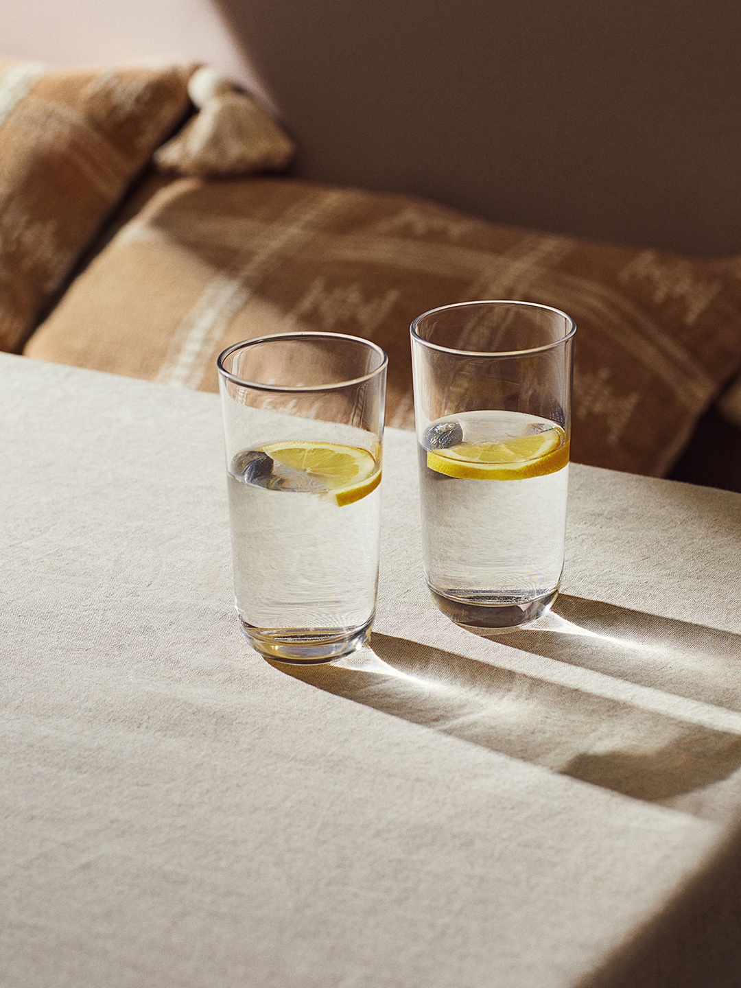 

H&M Transparent 2-Pack Tall Glass Tumblers