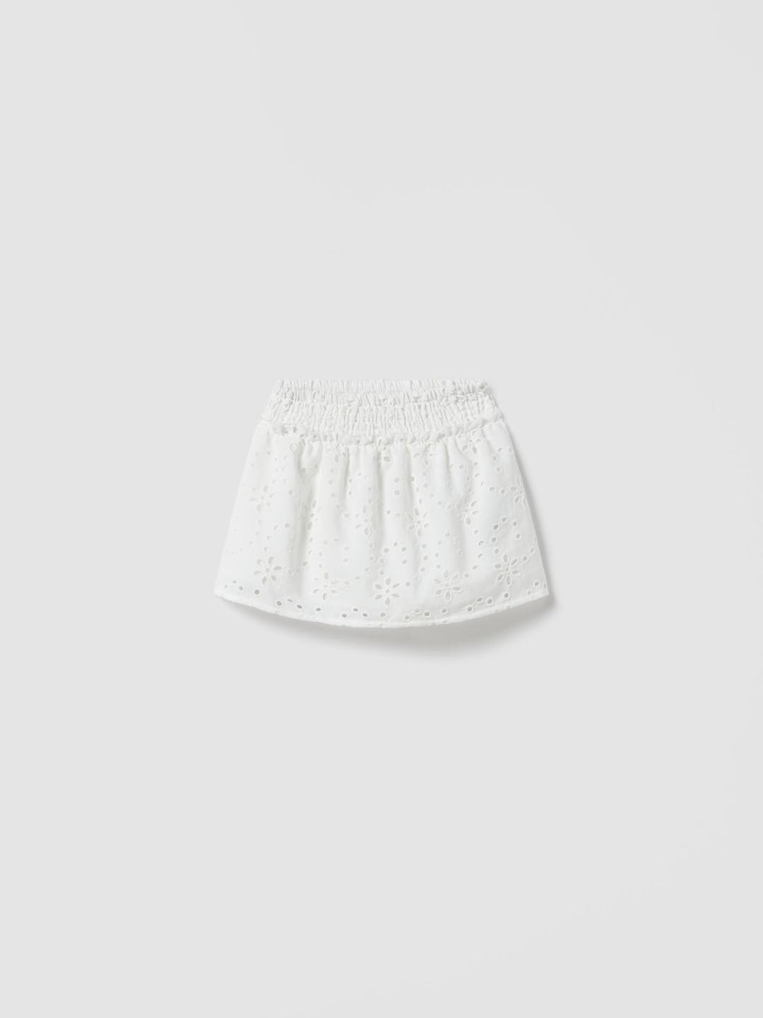 

ZARA Kids-Unisex White Shorts