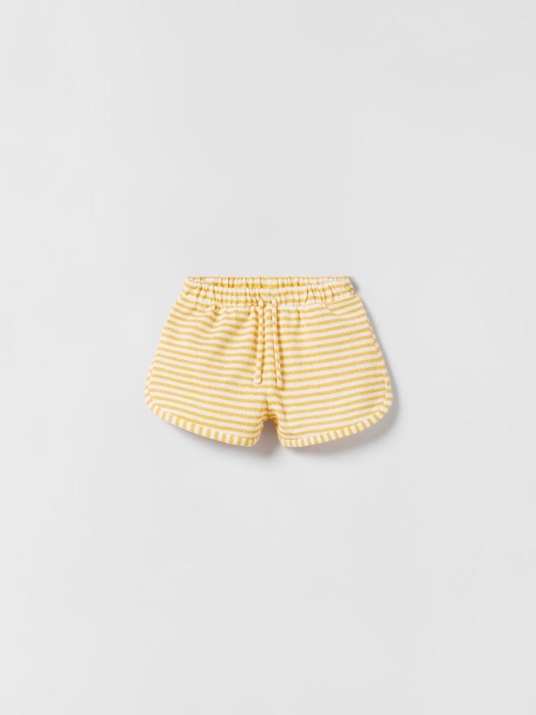 

ZARA Girls Yellow Shorts